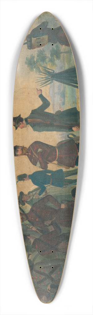 Frantiek Klimkovi - Pri odpoinku na pochode 39.3 inch art pintail longboard deck