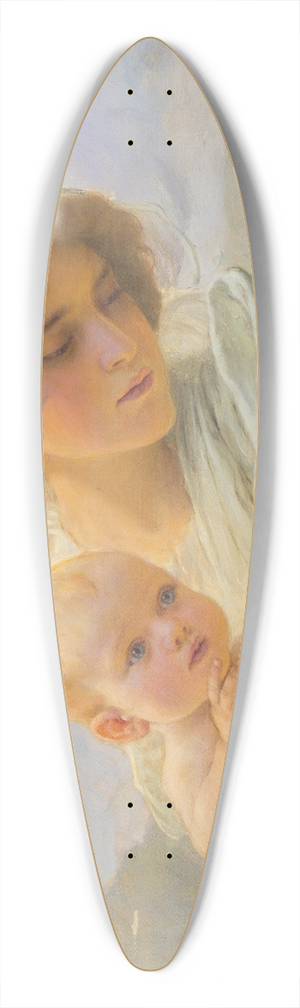 Frantisek Dvorak - Mother with a Child 39.3 inch art pintail longboard deck