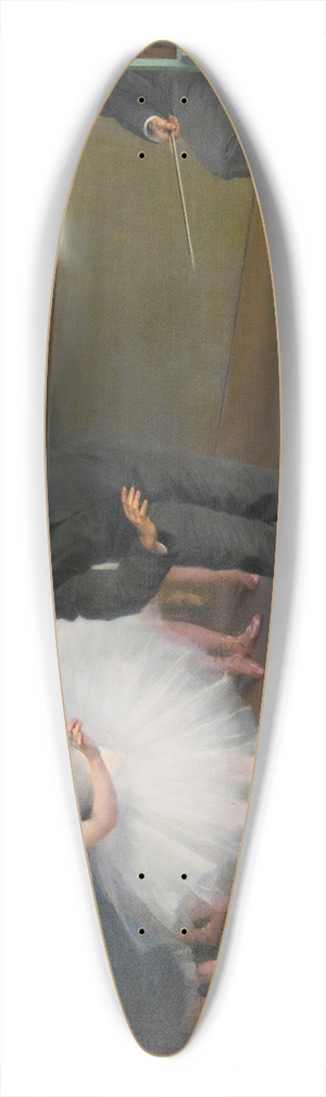 Frantisek Dvorak - The dancing school, Prague 39.3 inch art pintail longboard deck
