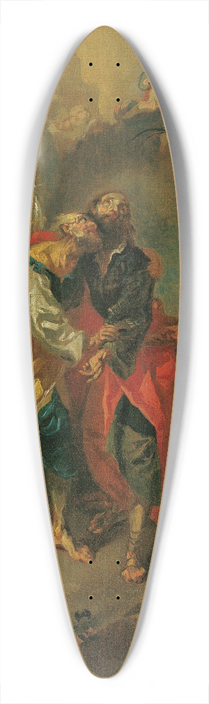 Franz Anton Maulbertsch - Abschied der Apostel Petrus und Paulus vor ihrem Martertod 39.3 inch art pintail longboard deck