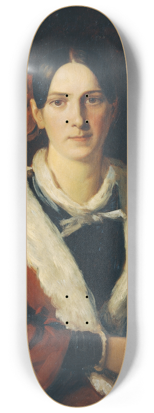 Carl Rahl - Luise von Schwind, die Gattin des Malers Moritz von Schwind 8.25 inch art skate deck
