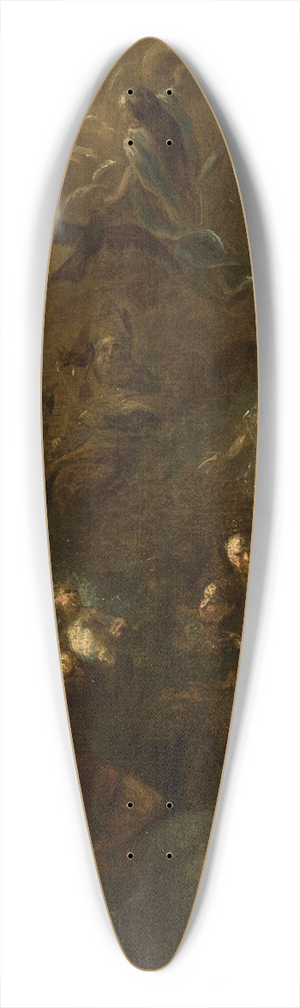 Franz Anton Maulbertsch - Fourteen Holy Helpers 39.3 inch art pintail longboard deck