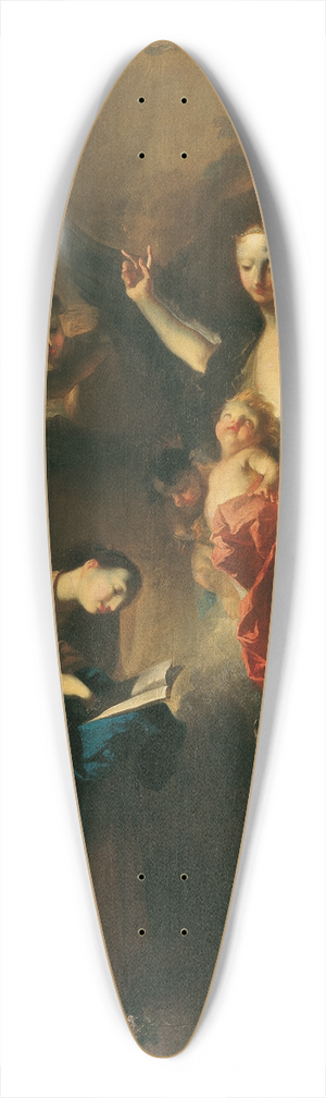 Franz Anton Maulbertsch - Verkndigung an Maria 39.3 inch art pintail longboard deck