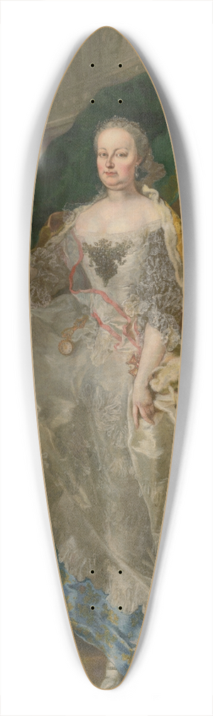 Franz Anton Palko - Portrait Of Empress Maria Theresa 39.3 inch art pintail longboard deck