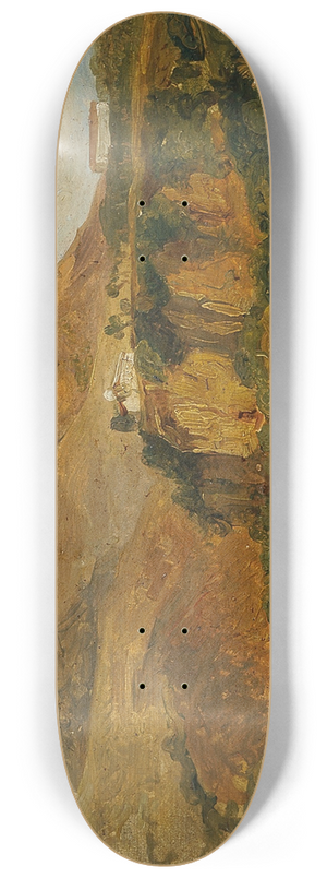 Carl Rahl - Sdliche Berglandschaft 8.25 inch art skate deck