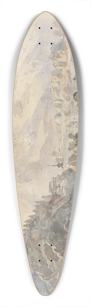 Franz Barbarini - Gnigl 39.3 inch art pintail longboard deck