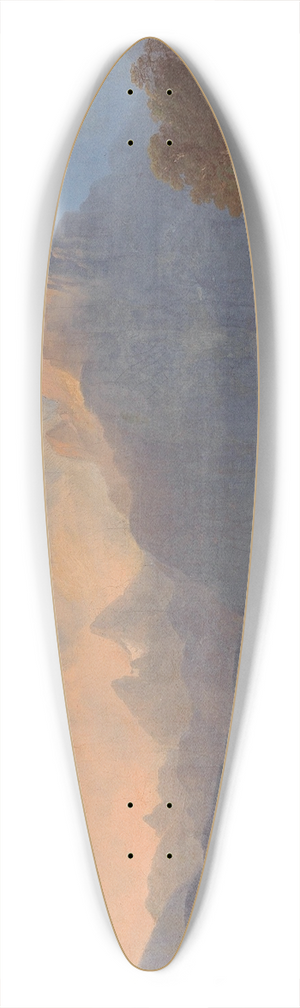 Franz Barbarini - Scene Of The Salzkammergut 39.3 inch art pintail longboard deck