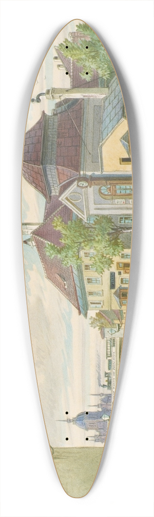 Franz Gerasch - Die Matzleinsdorfer Linie in Wien (Ecke Margarethengrtel und Matzleinsdorfer Platz) 39.3 inch art pintail longboard deck