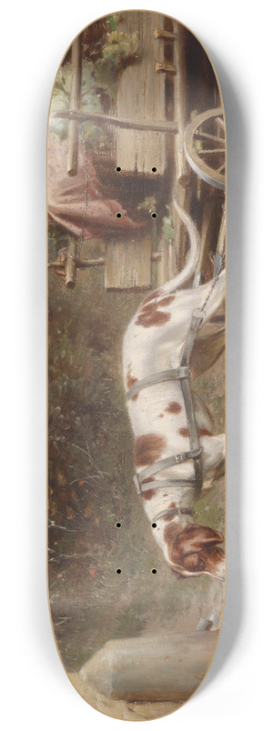 Carl Reichert - Auf dem Weg zum Markt 8.25 inch art skate deck