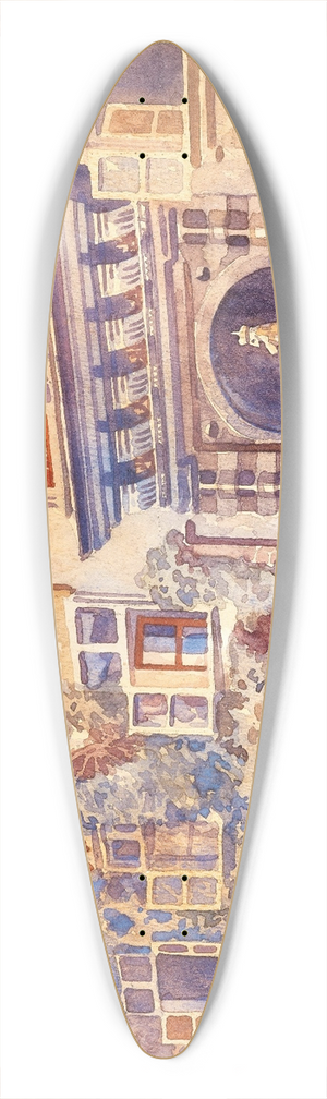 Franz Hoffelner - Schweizer Tor in Hofburg residence 39.3 inch art pintail longboard deck