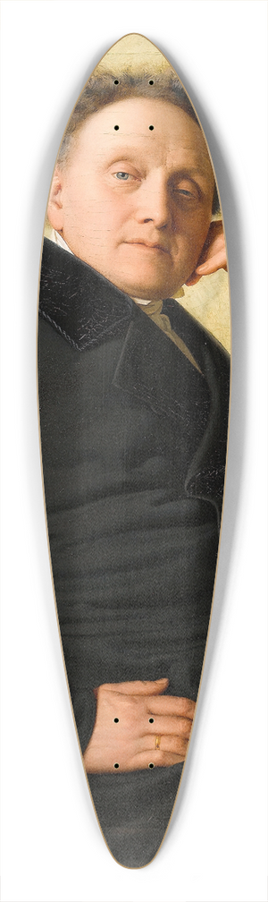 Franz Ittenbach - Portrait Soist Franz Xaver 39.3 inch art pintail longboard deck