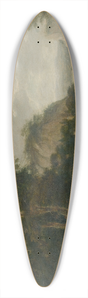 Franz Joachim Beich - Landscape with Figural Staffage 39.3 inch art pintail longboard deck