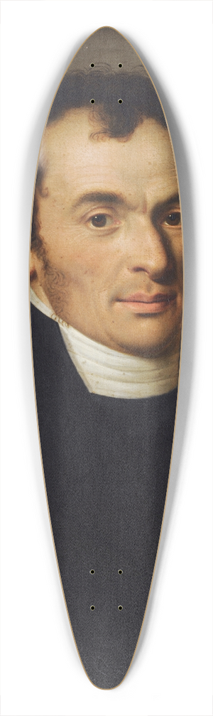 Franz Joseph Menteler - Portrait of an Unknown Man 39.3 inch art pintail longboard deck