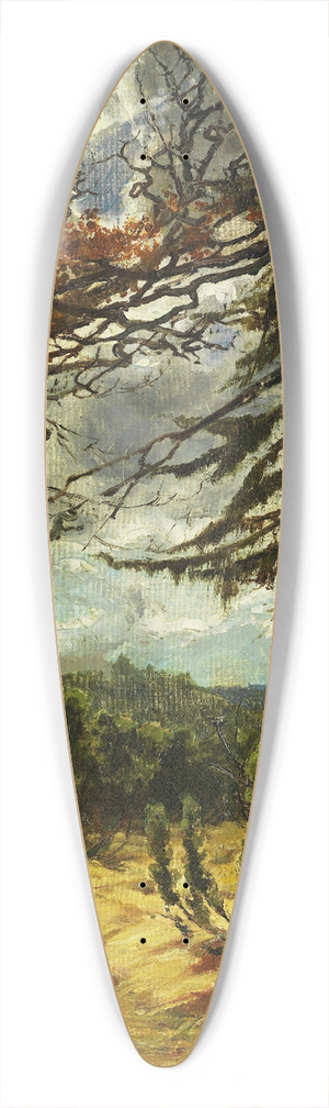 Franz Marc - Eichenstmme im Vorfrhling 39.3 inch art pintail longboard deck