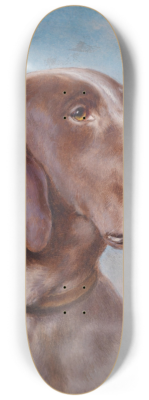Carl Reichert - Hundeportrait 8.25 inch art skate deck