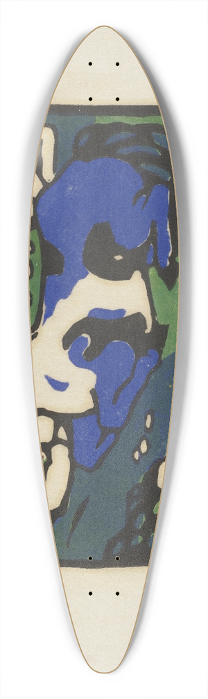 Franz Marc - Horses Resting 39.3 inch art pintail longboard deck