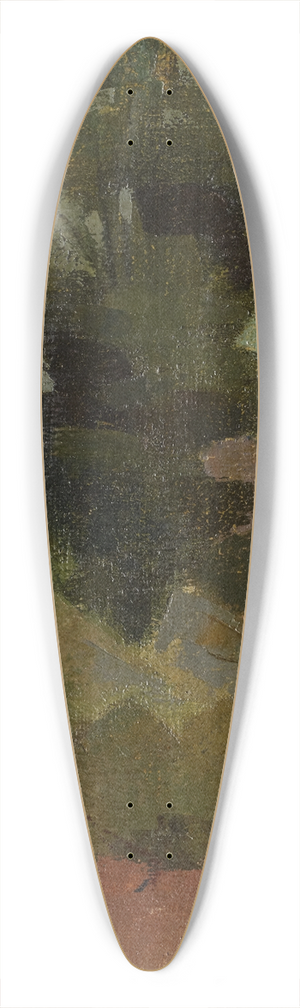 Franz Marent - Gardner in a Park 39.3 inch art pintail longboard deck