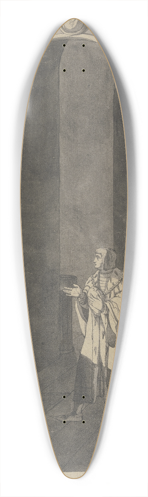 Franz Pforr - Henry IIs dream 39.3 inch art pintail longboard deck