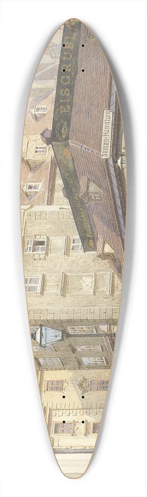 Franz Poledne - Eisgrbl, Vienna 39.3 inch art pintail longboard deck