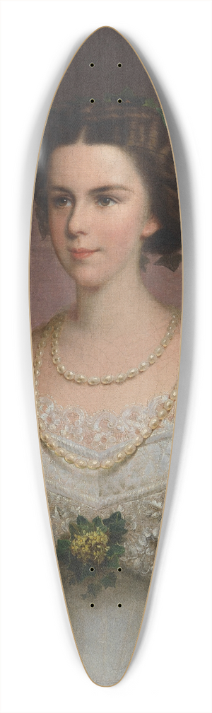 Franz Russ The Elder - Kaiserin Elisabeth 39.3 inch art pintail longboard deck