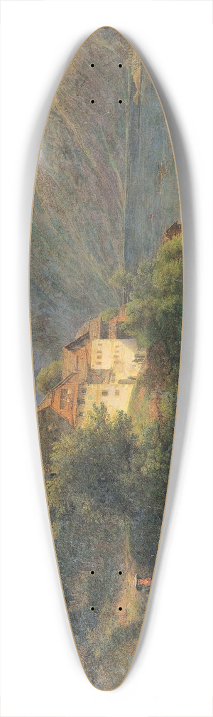 Franz Steinfeld - Ansicht aus dem Salzkammergut 39.3 inch art pintail longboard deck