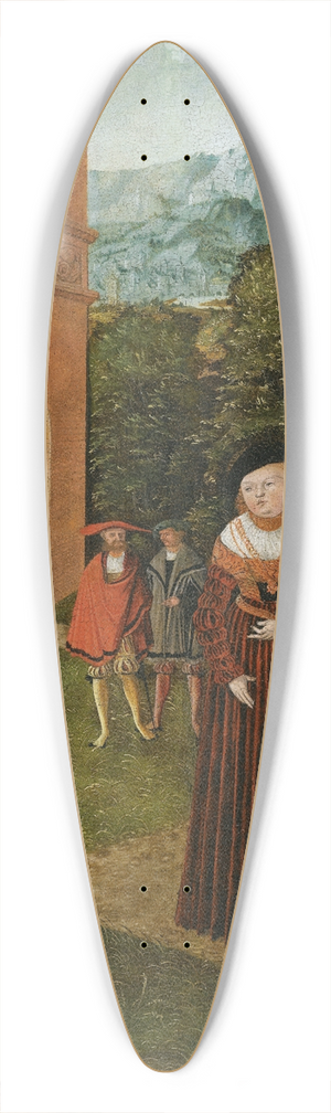 Franz Timmerman - The Beheading Of St. John The Baptist 39.3 inch art pintail longboard deck Franz Timmerman - The Beheading Of St. John The Baptist 39.3 inch art pintail longboard deck