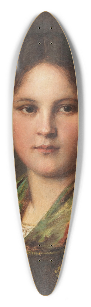 Franz von Defregger - Bauerndirndl 39.3 inch art pintail longboard deck
