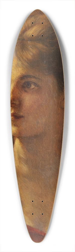 Franz von Defregger - Mdchenportrt 39.3 inch art pintail longboard deck