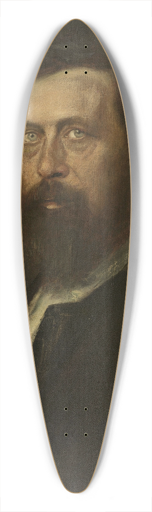 Franz von Lenbach - Portrait of Arnold Bocklin 39.3 inch art pintail longboard deck