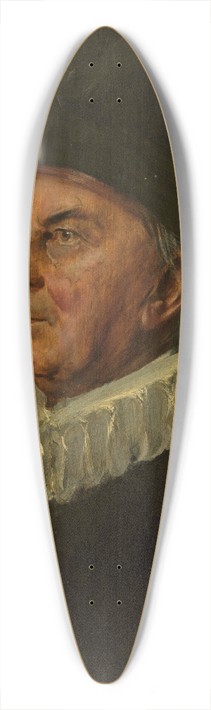 Franz von Lenbach - Portrait of professor Syboldt 39.3 inch art pintail longboard deck