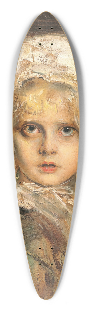 Franz von Lenbach - Portrt der Tochter Marion Lenbach 39.3 inch art pintail longboard deck