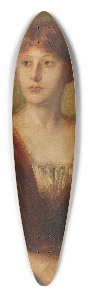 Franz von Lenbach - Portrt einer jungen Dame 39.3 inch art pintail longboard deck