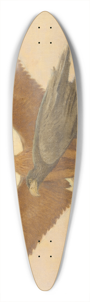 Franz von Matsch - Tierstudie 39.3 inch art pintail longboard deck