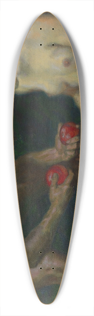 Franz von Stuck - Adam und Eva (Die Familie) 39.3 inch art pintail longboard deck Franz von Stuck - Adam und Eva (Die Familie) 39.3 inch art pintail longboard deck