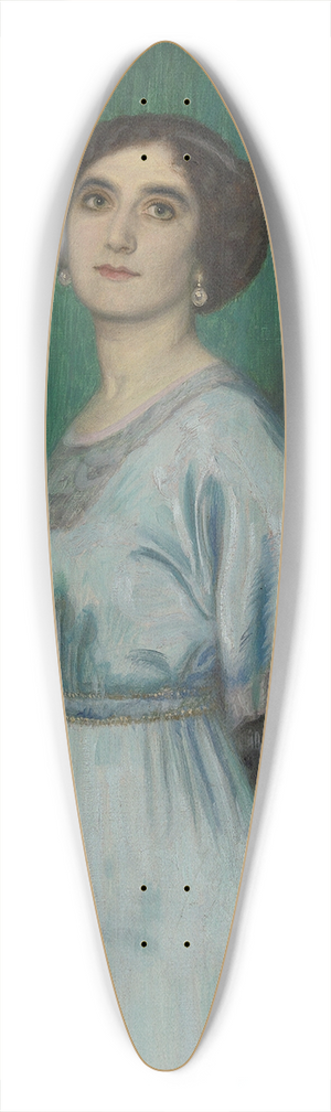 Franz von Stuck - Bettina Heinemann 39.3 inch art pintail longboard deck