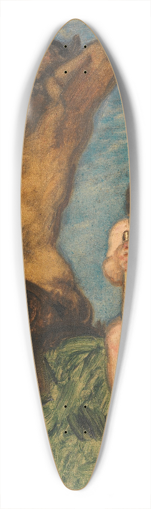 Franz von Stuck - Dissonanz 39.3 inch art pintail longboard deck