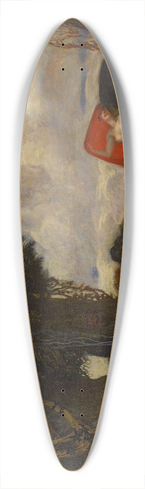 Franz von Stuck - Iphigenia In Aulis 39.3 inch art pintail longboard deck