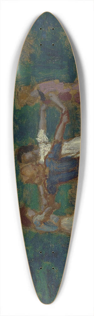 Franz von Stuck - Ringelreihe (Study) 39.3 inch art pintail longboard deck