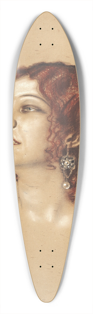 Franz von Stuck - Tilla Durieux als Circe 39.3 inch art pintail longboard deck