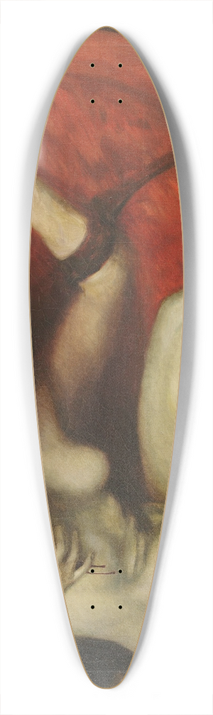 Franz von Stuck - Wounded Amazon 39.3 inch art pintail longboard deck