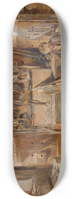 Carl Schindler - In der Geschirrkammer 8.25 inch art skate deck