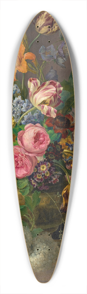 Franz Xaver Gruber - Blumenstck 39.3 inch art pintail longboard deck