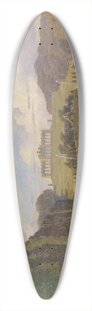Franz Xaver Reinhold - Blick auf die Gloriette 39.3 inch art pintail longboard deck