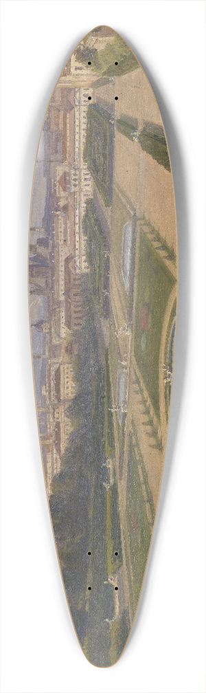 Franz Xaver Reinhold - Garten des Belvedere 39.3 inch art pintail longboard deck