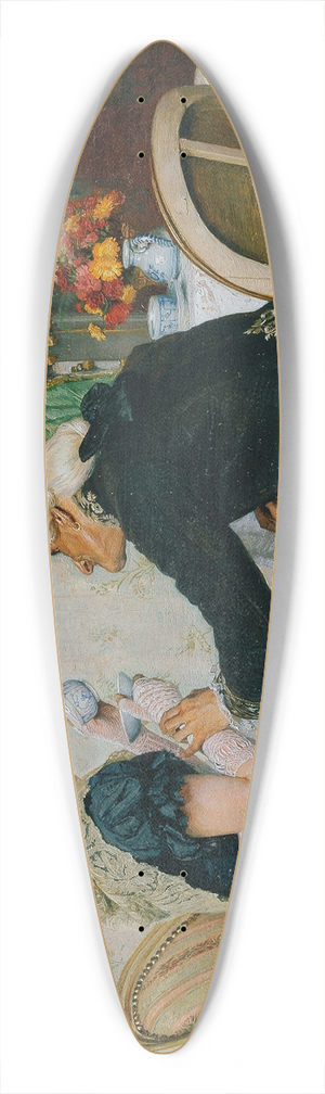 Franz Xaver Simm - Johannistrieb 39.3 inch art pintail longboard deck
