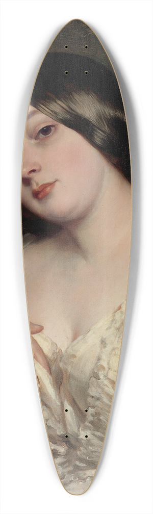 Franz Xaver Winterhalter - Portrait of a lady 39.3 inch art pintail longboard deck