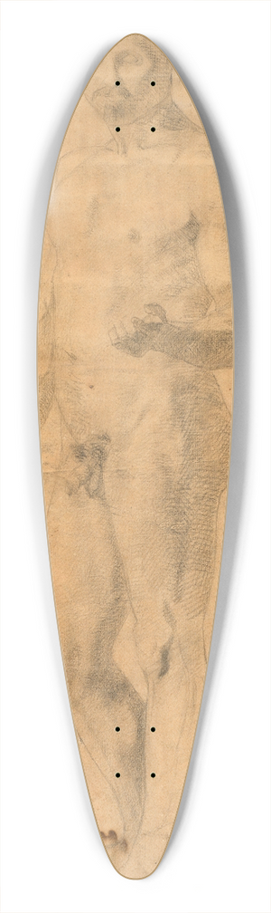 Frdric Bazille - tude de nu debout 39.3 inch art pintail longboard deck
