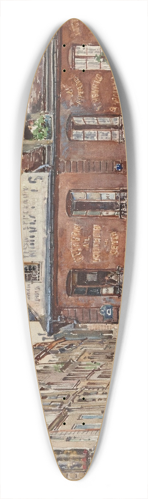 Frdric Houbron - La rue Sauval, vue de la rue Saint-Honor, en 1901. 1er arrondissement 39.3 inch art pintail longboard deck