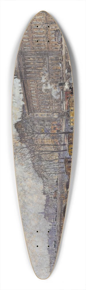 Frdric Houbron - LHtel de la Monnaie et le Pont-Neuf 39.3 inch art pintail longboard deck