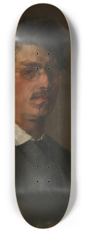 Carl Schuch - Selbstportrt 8.25 inch art skate deck